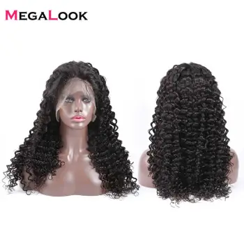 100% Raw 10A Grade Brazilian Virgin Human Hair 360 Degree Deep Wave Swiss Lace Front Wig