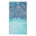 Serviette de plage turque en coton doux serviette de bain