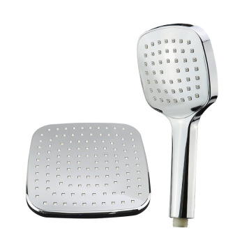 Large Panel Nozzle Chrome ABS Top Shower Head and Shower Set for Household Bathroom Water Heater