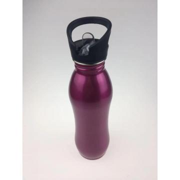 Bouteille courbe en acier inoxydable de 700 ml