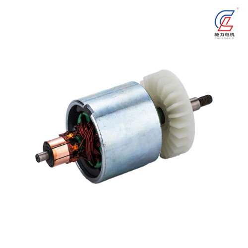 Rakitan Rotor Motor DC yang tahan lama dengan Roda Gigi Plastik