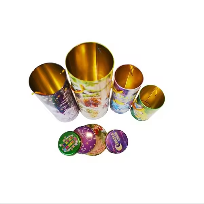 DADI Rope Handle Premium Tall Round Tin Can