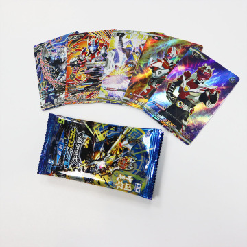 High Quality Anime Cartoon Custom Holographic Foil Trading Cards for Kids