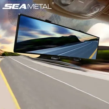 Car Mirror Interior Car Rearview Mirror Universal Auto Rear View Mirrors Wide Angle Safety Vision Blue Surface Auto Accessories