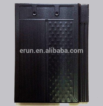 Jiangsu high strength clay roof tile, colorful stone coated flat building materials