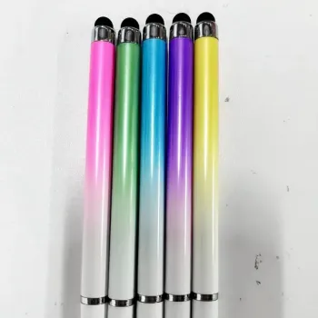 Candy Color Gradient Capacitive Pen for Sensitive Touch and Continuous Use