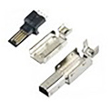 Mini USB 5P Connettore a saldare Assemblare tipo B.