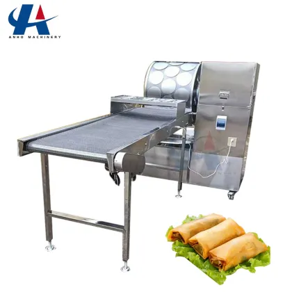 Spring Roll Wrapper Maker: Rice Paper Spring Roll Sheet Machine