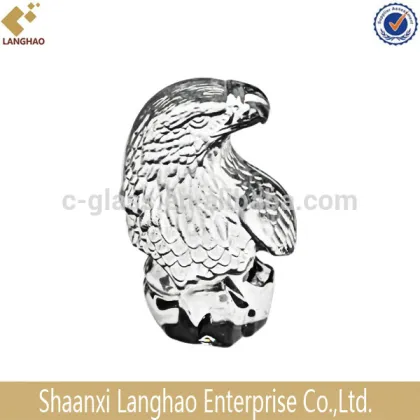 Small Glass Eagle Sculptures
