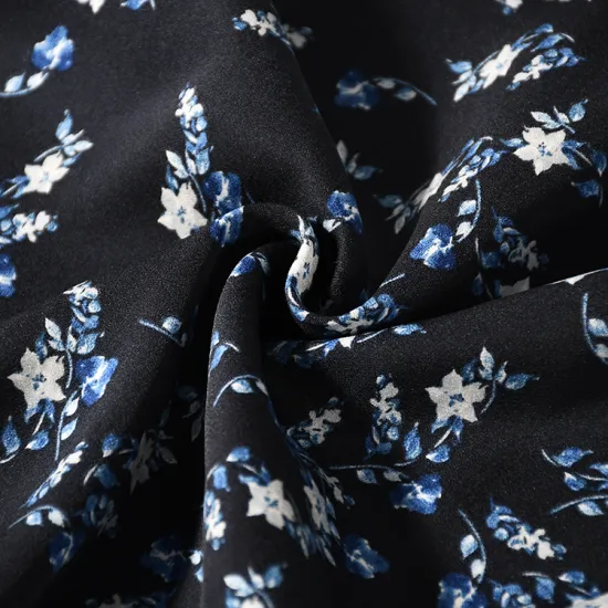 Elastic wire printed flannel fabric