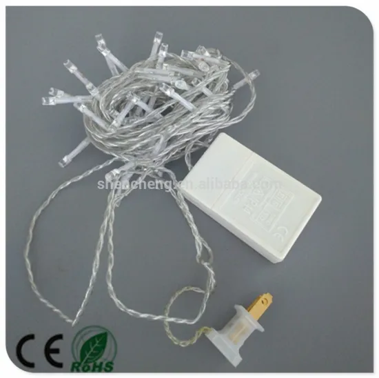 50L white led function christmas lights chain with end connector facoty wholesale taizhou christmas light