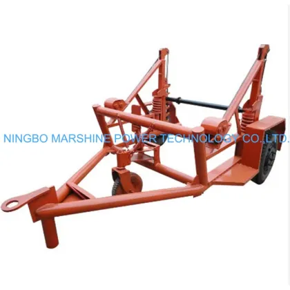 Steel Wire Drum Hydraulic Cable Drum Trailer