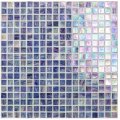 Artistry Mosaics Carreaux bleus imperméables Art