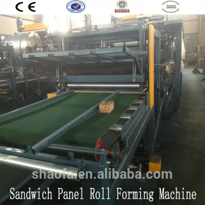 Auto Sandwich Panel Double Profile Roll Forming Machine