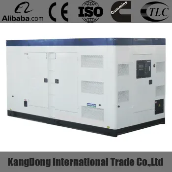 Hot sale silent type 375kva natural gas generator approved by CE