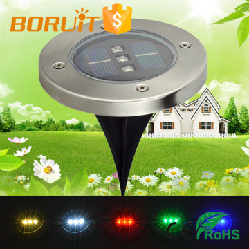 Boruit 3 Leds Outdoor Solar Landscape Light Waterproof Garden Lighting