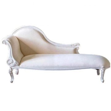 2020 Hot Selling Solid Wood Leisure Vintage Royal Chair Chaise Longue Sofa