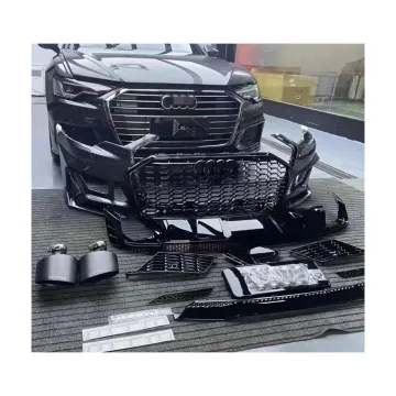 MTM Style PP Material Body Kit for Audi A6 C8 - Front Bumper, Grille, Rear Lip, Exhaust