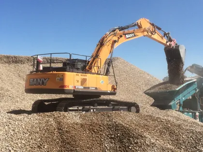 SY335C 35ton Heavy Machinery Gold Mining Excavator
