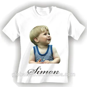 cotton kids sublimation blank advertising t-shirt girl dress of 9 years old