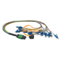 24F MPO (M) -LC UPC SM 0.9 สายไฟเบอร์ออปติกชนิด B