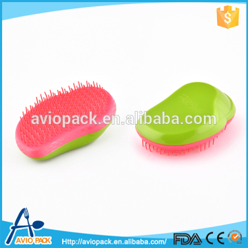 Unique design colorful professional plastic PP hair brush for sale
