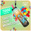 Harga rendah R &amp; M Monster 7000 puffs kit baik