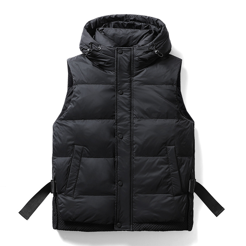 Black Women's Puffer Vests 