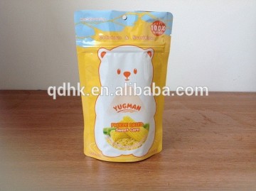 laminated multiple layer resealable plastic oatmeal aluminum foil bag