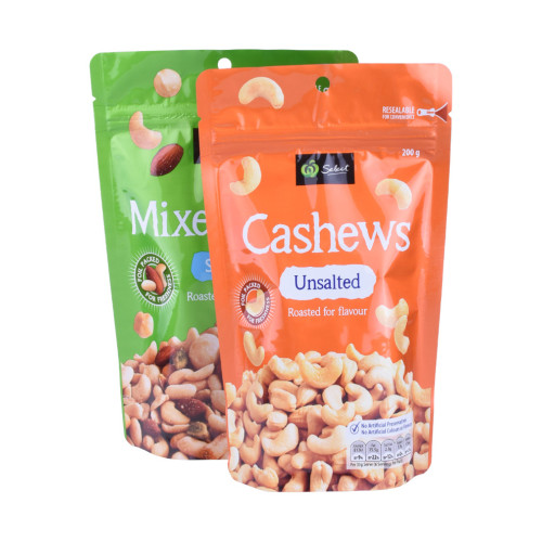 Custom Printed K Bottom Seal Protein Snack Bags