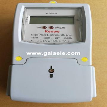 Kenwell Yemen DDS226 Series Single Phase Electronic kWh Meter