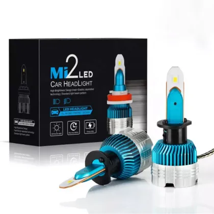 Mi2 Factory Supply Mini Car LED Headlights Bulb Auto Lamp High Power Automotive Lighting