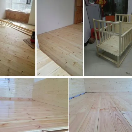 Customized 18mm Solid Wood Floor Tiles: European Wood Laminated Flooring