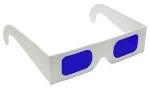 Comfortable Plastic Acrylic Red Lens Decoder 3d Crystal Cut Glasses For 3d Dual Projectors