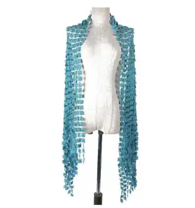 Spring & Summer Style: Explore the Latest Plum Embroidery Net Shawl Trends