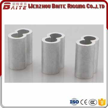 Baite Double Holes Number 8 Shape Aluminum Sleeves For Wire Ropes