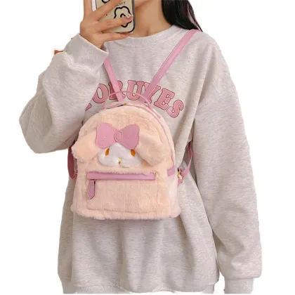 Sanrioo Cartoon Backpack - Large Capacity Plush Toy Backpack