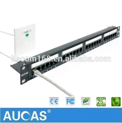 Best Buy Fast Delivery 1u Ethernet Cable Cat6 Patch Panel Wall Mount Cat6 24 Port Patch Panel
