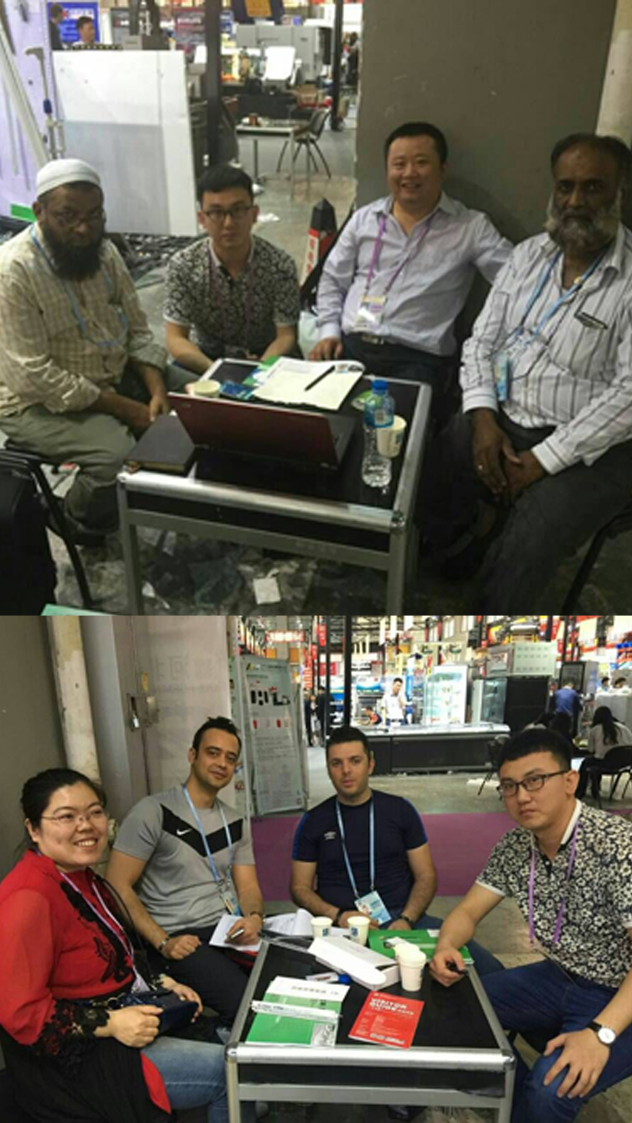 zhongtuo roll forming machine in Chian Canton Fair 