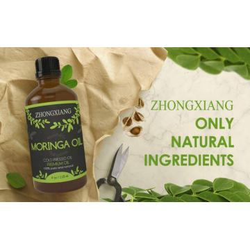 Vente en gros100% pure huile de graines de moringa pressée à froid