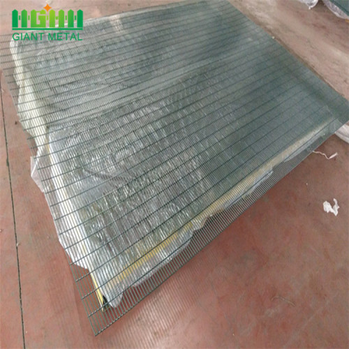 Galvanized Metal Industrial 358 Security Fence Panels