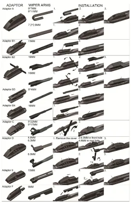 Used car spare parts in Germany car wiper brush