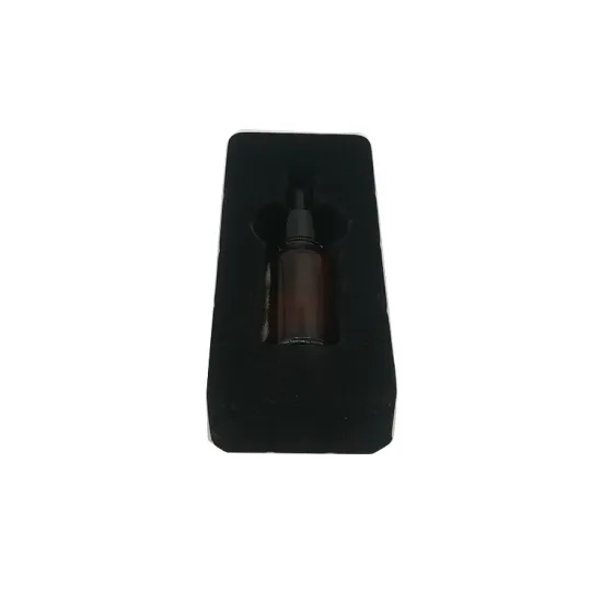 Flocking thermoformed plastic blister insert tray