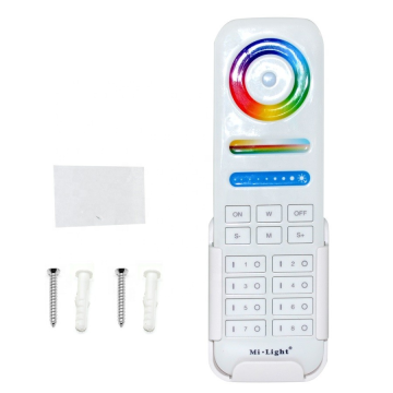 Smart Wireless LED Controller με έλεγχο περιοχής 8 -ζώνης: 2,4g τεχνολογία RF για φώτα ταινίας RGB+CCT LED, Downlights &amp; More - Touch Remote περιλαμβάνεται