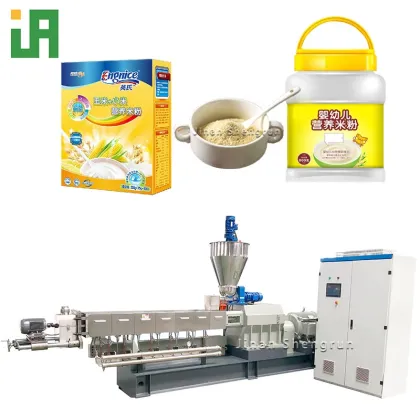 Automated Nutrient-rich Baby Food and Cereals Manufacturing Line: Rice Flour Porridge and Powder Production