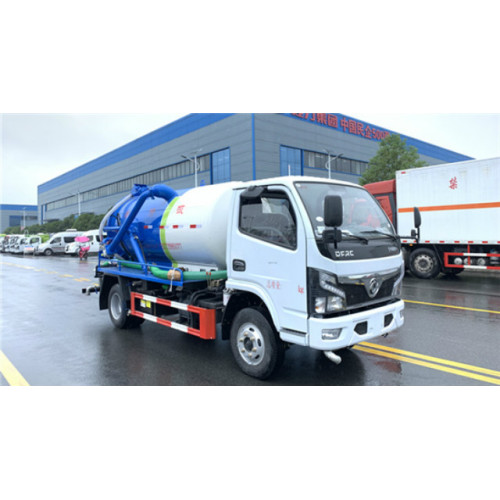 Camión de succión de aguas residuales al vacío Dongfeng Euro6