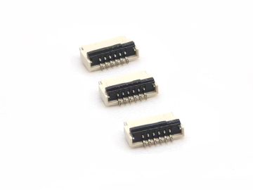 Tipo de contacto superior SMT del conector FPC de 0,5 mm