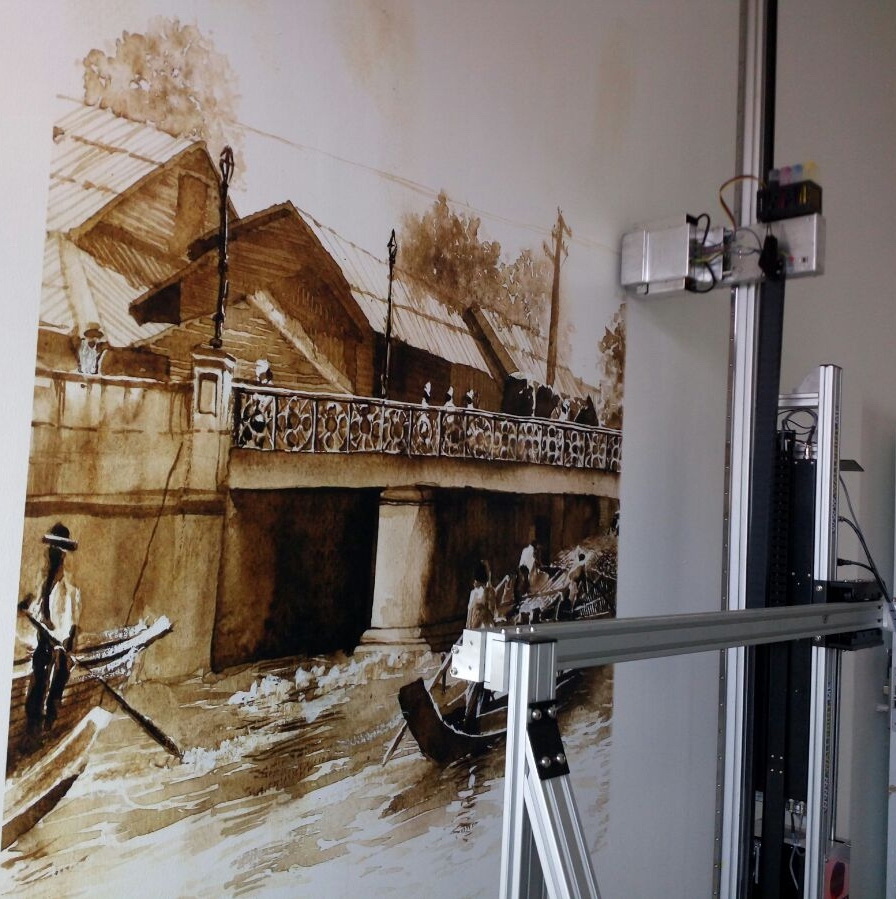 wall mural printing machine