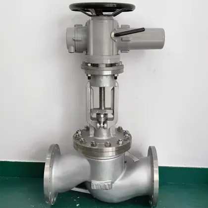 Electric Actuated Double Flanged Globe Valve