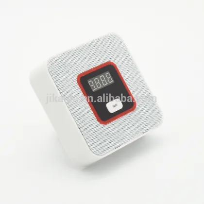Wireless z-wave gas leak detector with LCD meter gas